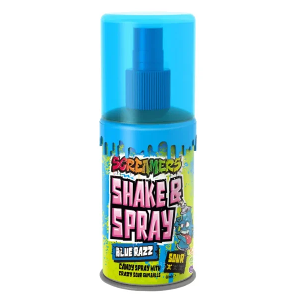 Zed Candy Screamers Blue Raspberry Shake & Spray 60ml