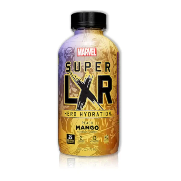 Marvel Super LXR Hero Hydration Peach Mango 474ml