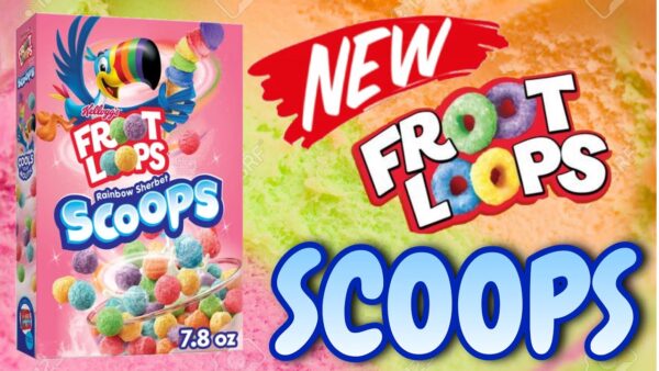 Kellogg's Froot Loops Rainbow Sherbet Scoops Cereal - 7.8 oz - Image 2