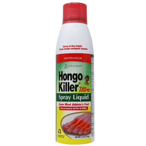 Hongo Killer Antifungal Ultra Spray Liquid 5.3oz - Athlete's Foot Treatment