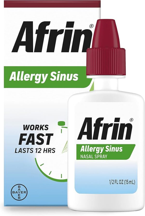 Afrin Allergy Sinus Nasal Spray, 15ml